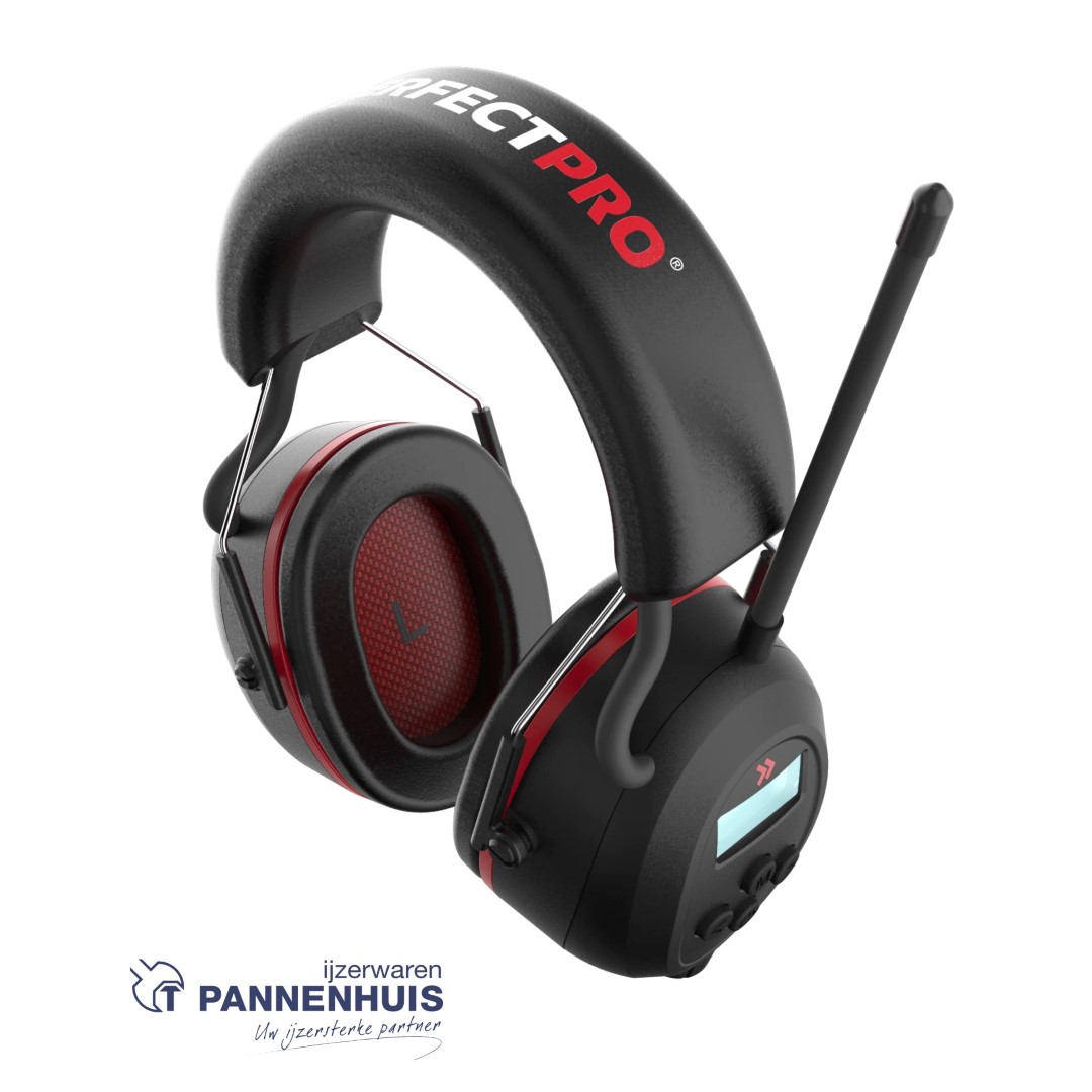 Perfectpro H-40 Gehoorbescherming DAB+ / FM, Bluetooth, Oplaadbaar, Microfoon, SNR 31, IPX4