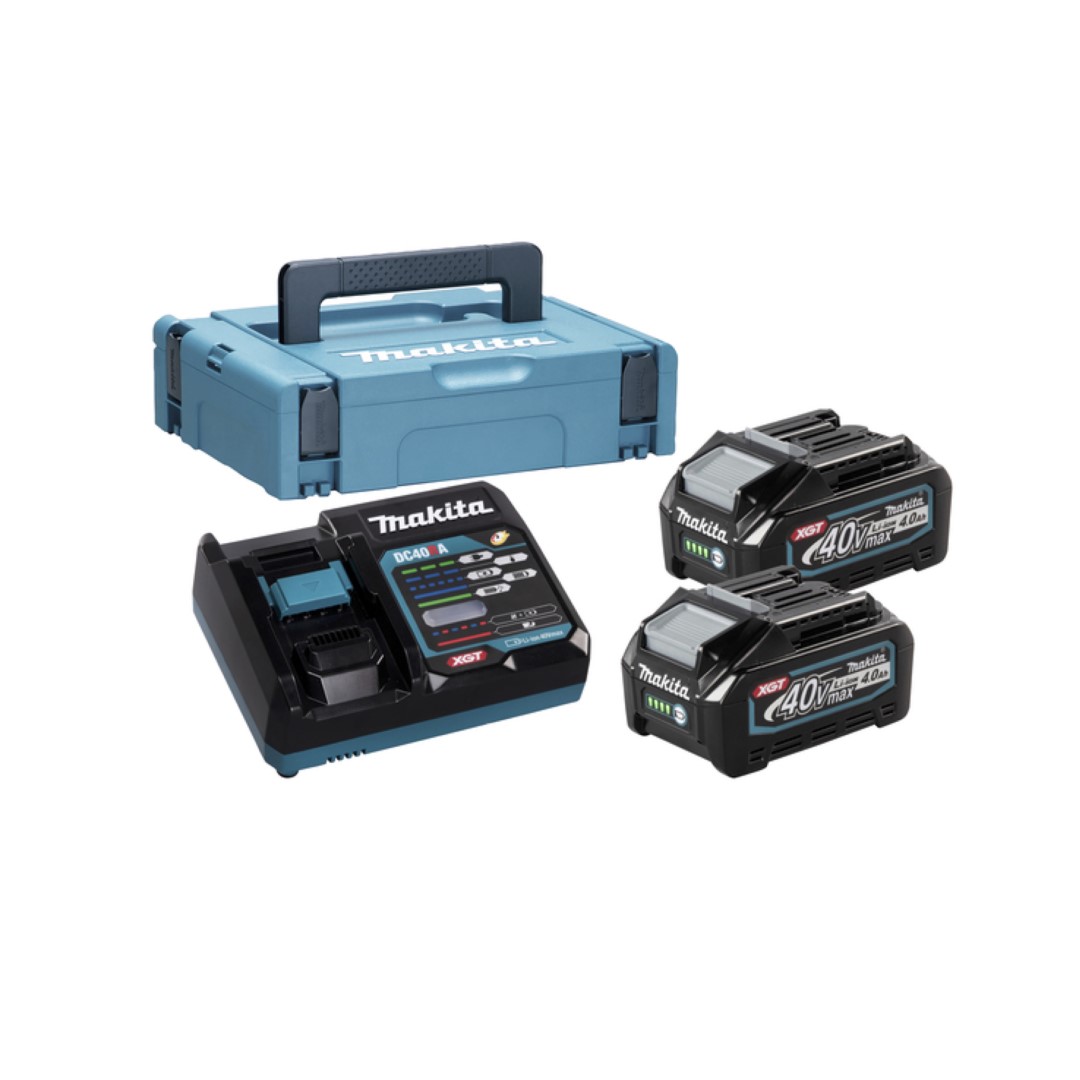 Makita Powerpack XGT 2 x BL4040 + DC40RA