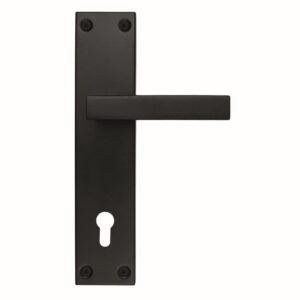 Deurkruk Pro COSMIC Zwart structuur UV PLAAT+CYL 92MM