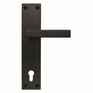 Deurkruk Pro COSMIC Zwart structuur UV PLAAT+CYL 110MM