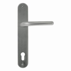 Deurkruk Pro LILLA INOX LOOK PLAAT+CYL 110MM