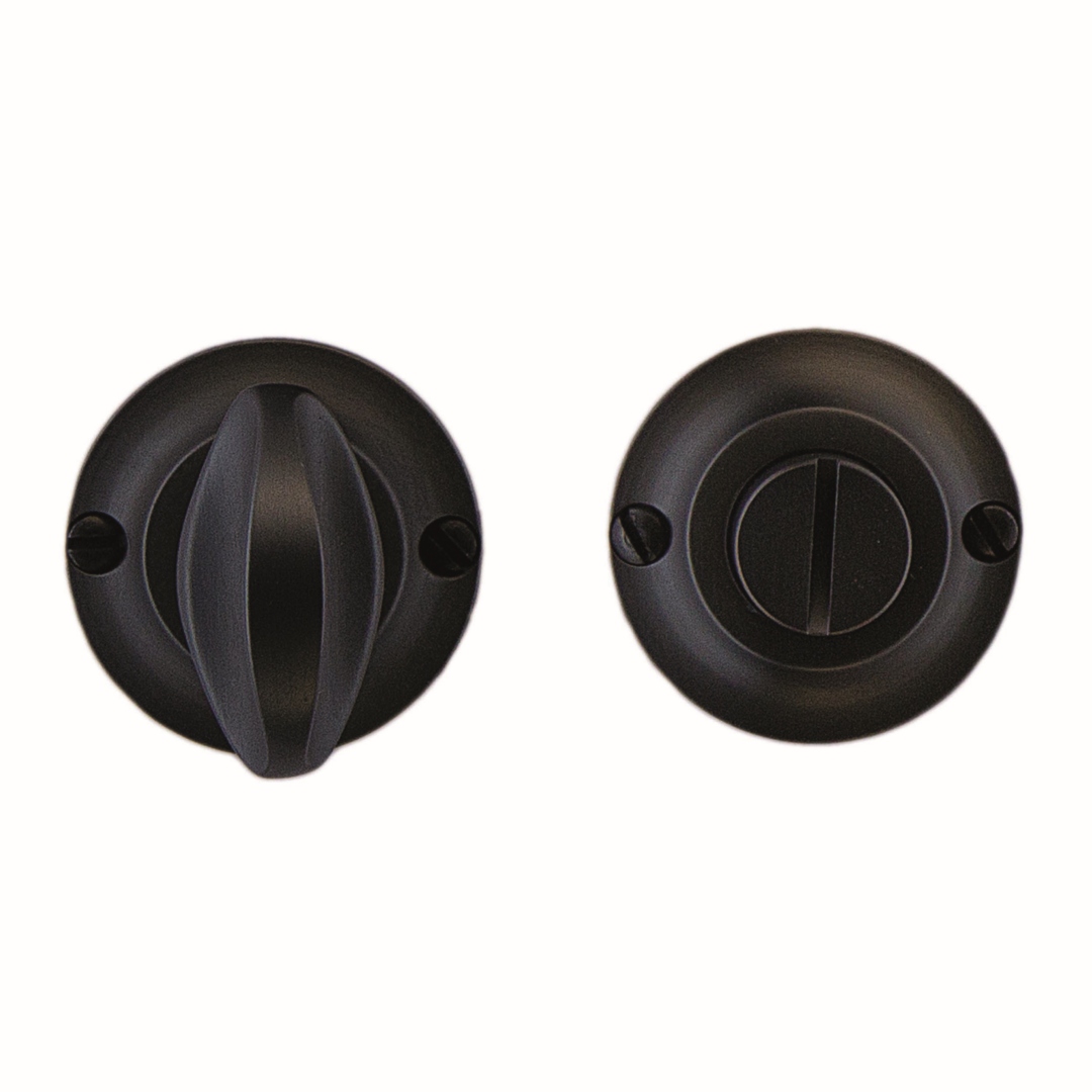 WC garnituur rond retro 43MM CLASSIC CARBON BLACK