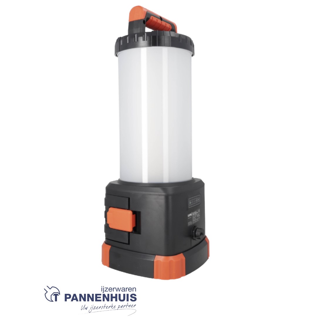 Lumx MULTI-BATTERY HYBRID LED straler TM-60 / 60W / IP65 / 3000-4500-6500K incl 6 adapters - Afbeelding 2