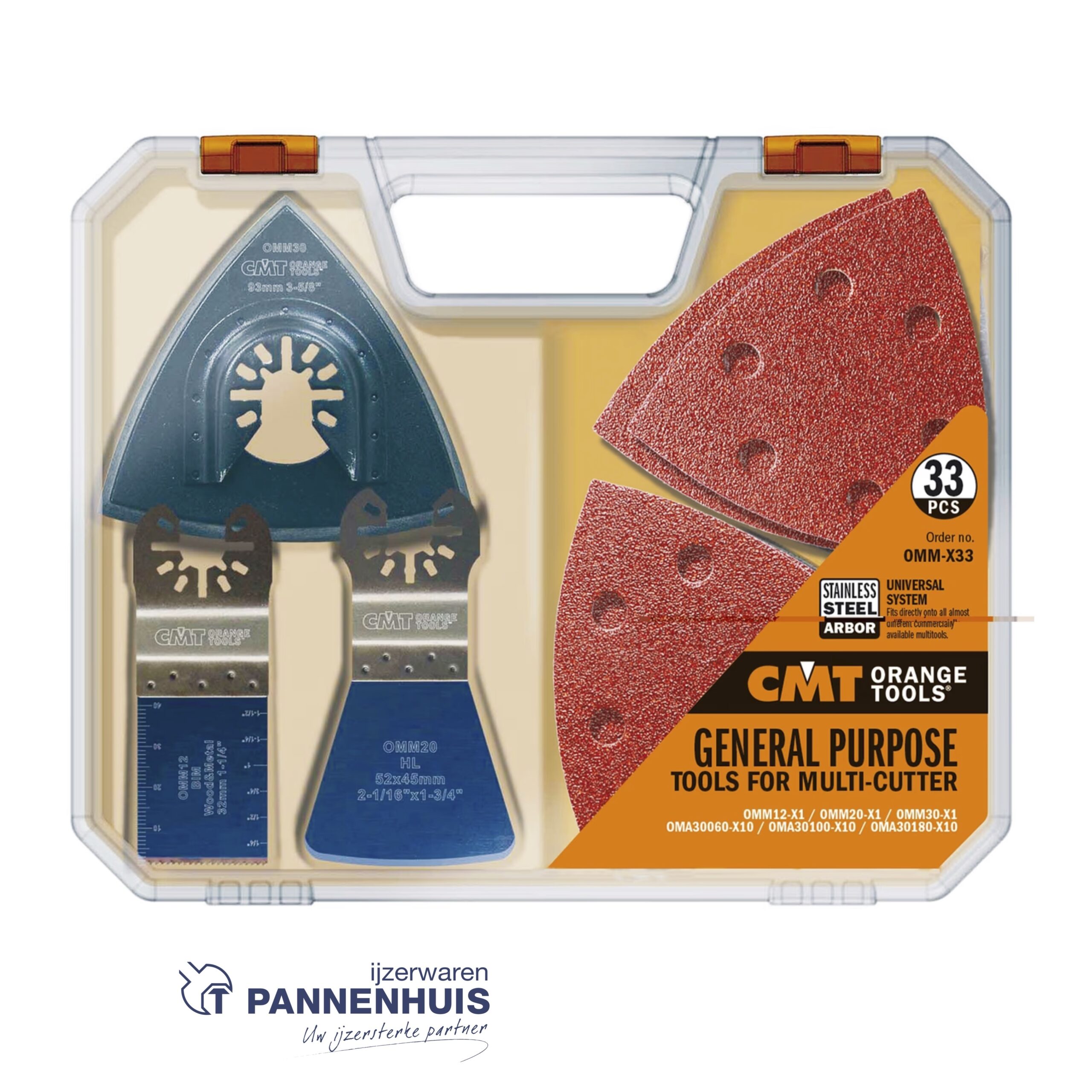 CMT 33-delige accessoireset voor oscillerende multitools