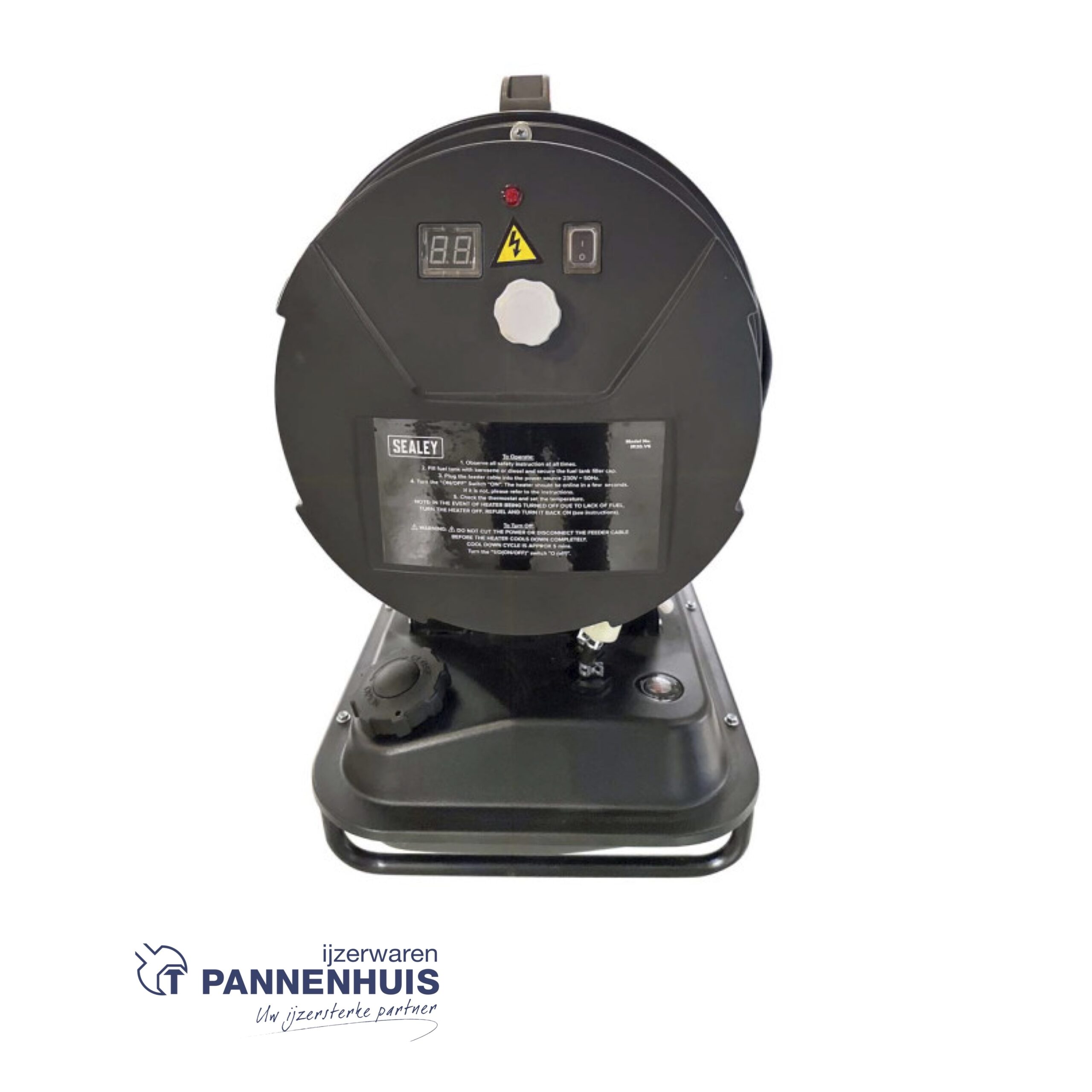 Climameister IR 22 T draagbare infrarood diesel verwarming + ingebouwde thermostaat - Afbeelding 2