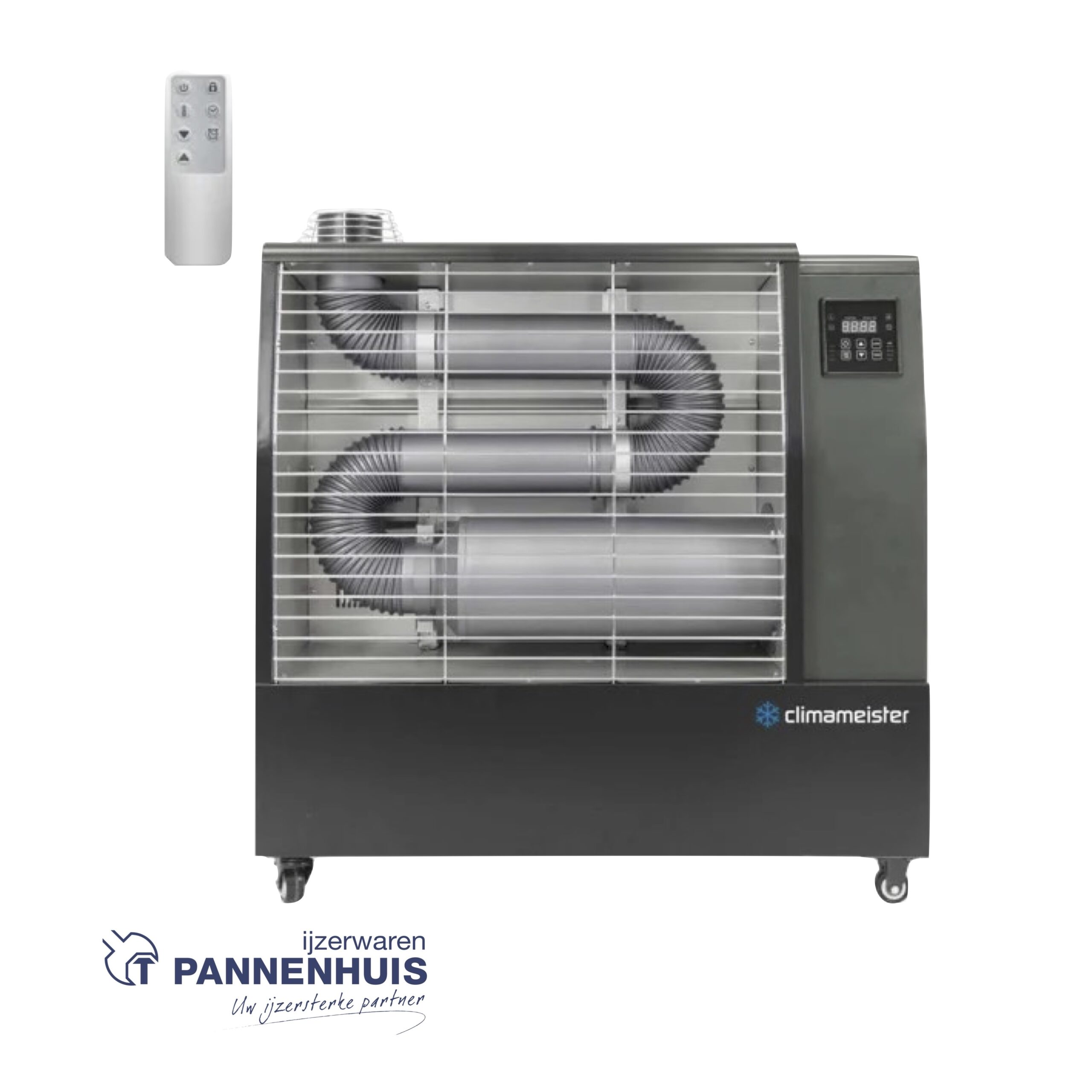 Climameister SH 13 K mobiel infrarood diesel verwarmer + thermotstaat