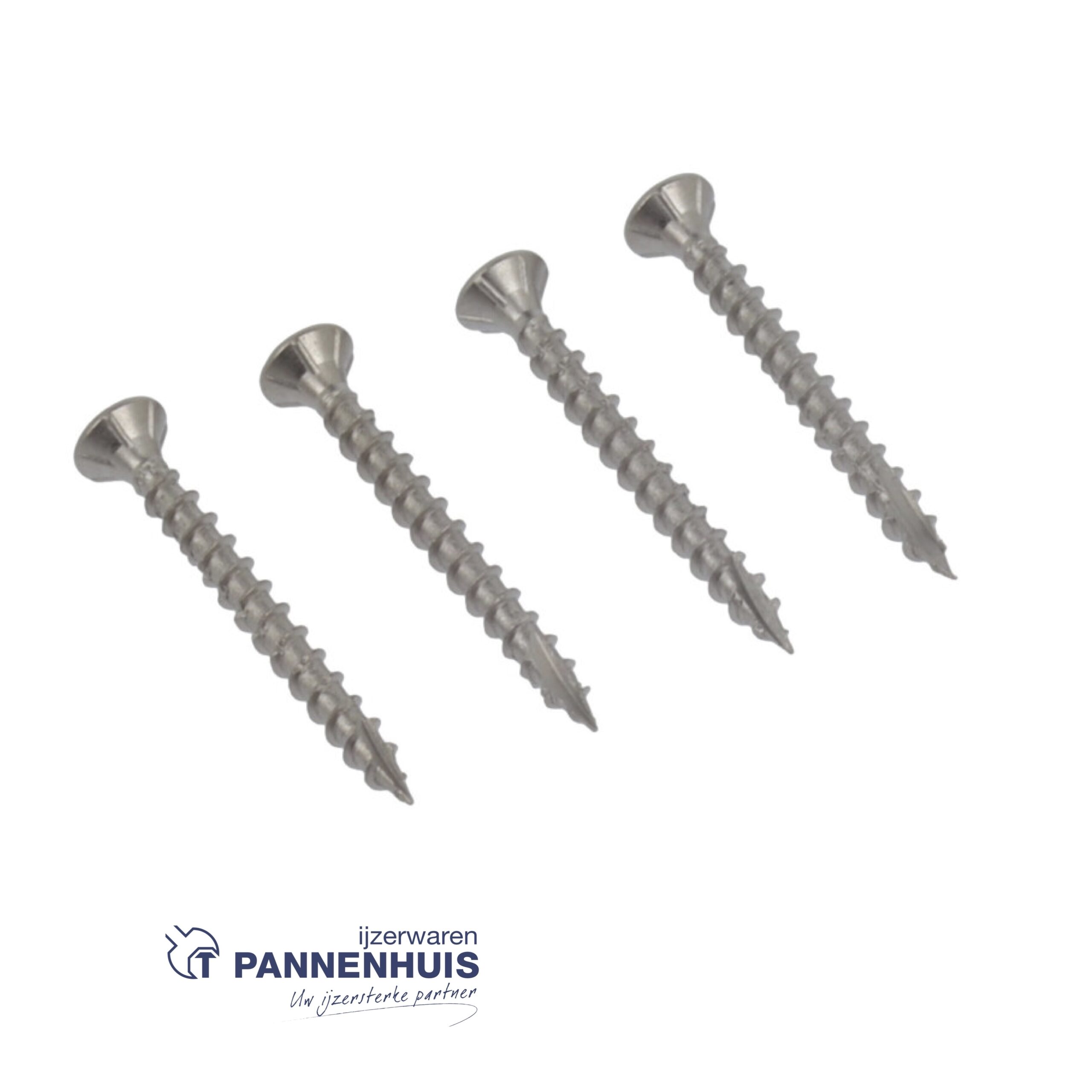 Ivana spaanplaatschroef platkop RVS410 T20 4.0X20 200 stuks - Afbeelding 2