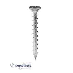 Ivana spaanplaatschroef platkop RVS410 T20 4.0X40 200 stuks