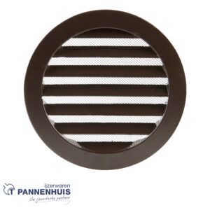 Alu schoepenrooster rond
