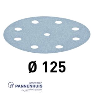 Rond schuurpapier 125 mm