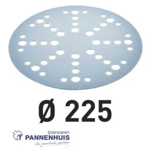 Rond schuurpapier 225 mm